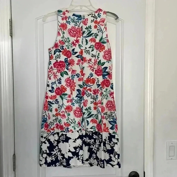 Eliza J Floral Lace Spring Shift Dress Sz 6 - Picture 7 of 10